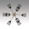 Миниатюра фото потолочная люстра на штанге lumion abris 8191/9c черный | 220svet.ru
