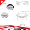 Миниатюра фото встраиваемый светильник reluce technical 53004-9.0-001rld gx53 bk | 220svet.ru