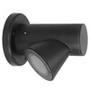 Миниатюра фото уличный настенный светильник arte lamp brooklyn a2063al-1bk | 220svet.ru