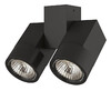Миниатюра фото потолочный светильник lightstar illumo x2 nero 051037 | 220svet.ru