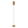Миниатюра фото подвесной светодиодный светильник crystal lux astra sp led gold | 220svet.ru