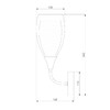 Миниатюра фото бра eurosvet 50285/1 золото | 220svet.ru