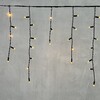 Миниатюра фото гирлянда бахрома с колпачком 3,1 x 0,5 м желтая 220в, 120 led, провод черный пвх, ip65 ltc pil120cap-11-2y | 220svet.ru
