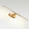 Миниатюра фото светильник светодиодный для подсветки зеркал odeon light hightech 6635/7wl античная бронза | 220svet.ru