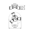 Миниатюра фото спот kanlux derato el-3o w-sr 35645 | 220svet.ru