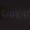 Миниатюра фото новогодняя гирлянда бахрома мульти 1,8*0,5м eurosvet 100-001 100-001 | 220svet.ru