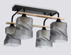 Миниатюра фото потолочная люстра ambrella light traditional loft tr tr3033249/4 bk/wd | 220svet.ru