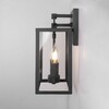 Миниатюра фото уличный настенный светильник elektrostandard candle 35150/d темно-серый a058478 | 220svet.ru