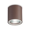 Миниатюра фото уличный светильник ideal lux gun pl1 coffee | 220svet.ru