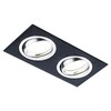 Миниатюра фото встраиваемый светильник ambrella light classic a601/2 bk | 220svet.ru