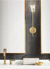 Миниатюра фото настенный светильник torche de verre 1 light gold | 220svet.ru
