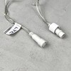 Миниатюра фото гирлянда бахрома 3,1 x 0,5 м белая 220в, 150 led, провод прозрачный пвх, ip54 ltc pil150-10-2w | 220svet.ru