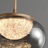 Миниатюра фото подвесной светодиодный светильник delight collection mt9128-1h gold/smoke | 220svet.ru