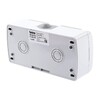 Миниатюра фото розетка двойная эра schuko 2x2p+e 16a 250v с крышкой 5-203-03 б0051060 | 220svet.ru