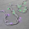 Миниатюра фото гирлянда нить 10м разноцветная 220в, 100 led, провод белый каучук, ip65 ltc aug100-8-1eprgb | 220svet.ru