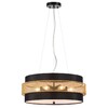 Миниатюра фото потолочный светодиодный светильник lumion drumy 6597/40l черный, античная латунь | 220svet.ru