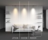 Миниатюра фото трековый светодиодный светильник maytoni points levity tr193-1-10w2.7k-m-b | 220svet.ru