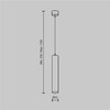 Миниатюра фото подвесной светодиодный светильник maytoni focus led p072pl-l12b3k-1 | 220svet.ru