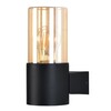 Миниатюра фото уличный настенный светильник arte lamp seginus a6515al-1bk | 220svet.ru