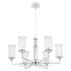 Миниатюра фото подвесная люстра crystal lux gloria sp6 chrome | 220svet.ru