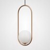 Миниатюра фото подвесной светильник matthew mccormick hoop 50 бронза mila pendant | 220svet.ru