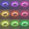 Миниатюра фото потолочная светодиодная люстра с пультом rgb citilux тринити cl238230e | 220svet.ru