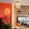 Миниатюра фото настенный светодиодный светильник odeon light midcent 6627/9wl античная бронза | 220svet.ru