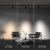 Миниатюра фото трековый трехфазный светодиодный светильник maytoni focus led trinity tr197-3-30wcct-m-b | 220svet.ru