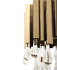 Миниатюра фото подвесная люстра delight collection trump 8 km0988p-8 gold | 220svet.ru