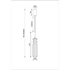 Миниатюра фото подвесной светодиодный светильник arte lamp crystal a2942sp-1pb | 220svet.ru