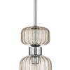 Миниатюра фото подвесной светильник escada gloss 1141/1s chrome/beige | 220svet.ru