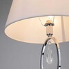 Миниатюра фото торшер eurosvet 01056/1 хром/прозрачный хрусталь strotskis | 220svet.ru