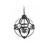 Миниатюра фото подвесная люстра delight collection hagerty 3 black | 220svet.ru