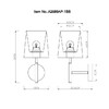 Миниатюра фото бра arte lamp rodos a2589ap-1ss | 220svet.ru