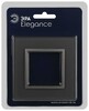 Миниатюра фото рамка для розеток и выключателей эра elegance 14-5101-16 на 1 пост, стекло, титан б0065833 | 220svet.ru