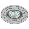 Миниатюра фото встраиваемый светильник эра штампованный st5 ch/wh б0036484 | 220svet.ru