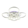 Миниатюра фото потолочная светодиодная люстра profit light 5894/4+4a wht | 220svet.ru