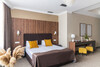 Миниатюра фото пуф вельвет оранжевый garda decor mario-velv orang | 220svet.ru