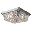 Миниатюра фото потолочный светильник crystal lux damian pl4 nickel | 220svet.ru