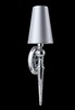Миниатюра фото бра crystal per ap1 chrome/silver | 220svet.ru