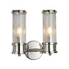 Миниатюра фото настенный светильник claridges 2c nickel delight collection | 220svet.ru