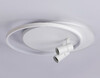 Миниатюра фото настенно-потолочный светодиодный светильник с пультом ду ambrella light comfort fl51391 | 220svet.ru