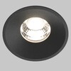Миниатюра фото встраиваемый светодиодный светильник maytoni round dl058-12w4k-b | 220svet.ru