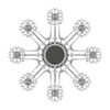 Миниатюра фото подвесная люстра lightstar schon 790114 | 220svet.ru