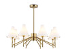 Миниатюра фото потолочная люстра на штанге ambrella light high light modern lh57135 | 220svet.ru