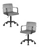 Миниатюра фото офисное кресло набор 2 шт dobrin terry black lm-9400-n_b-m_v-mj9-75-12591 | 220svet.ru