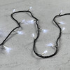 Миниатюра фото гирлянда нить с контроллером 10м белая 220в, 100 led, провод черный пвх, ip20 ltc pst100f8-11-2w | 220svet.ru