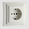 Миниатюра фото розетка 2к+з mono electric larissa 16a 250v винтовое подключение белый 103-191921-117 | 220svet.ru