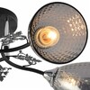 Миниатюра фото потолочная люстра reluce 01525-0.3-05 bk+cr | 220svet.ru