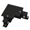Миниатюра фото коннектор l-образный левый ideal lux link trim l-connector left bk on-off | 220svet.ru